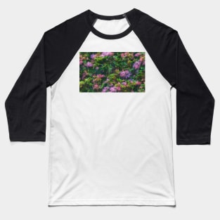 Seamless Jungle Plants Texture Patterns III Baseball T-Shirt